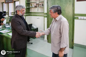 حضور مدیر عالی حرم مطهر امام رضا علیه&zwnj;السلام در دفتر رسانه&zwnj;های استان خراسان رضوی