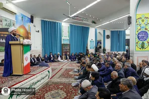 سخنرانی تولیت آستان قدس رضوی در جمع مردم سرخس