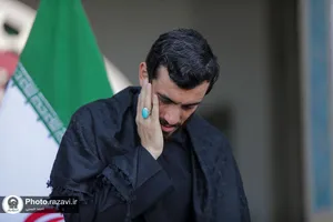 اجتماع بزرگ عزاداران نبوی در صحن پیامبر اعظم(ص) حرم مطهر رضوی