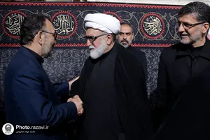 آیین خطبه خوانی شب شهادت امام رضا علیه السلام در حرم مطهر رضوی -2