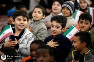 گردهمایی کودکان جهان اسلام در حرم مطهر رضوی