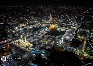 مراسم احیا شب بیست و یکم ماه مبارک رمضان در حرم مطهر رضوی-1