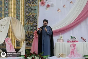 جشن تکلیف دختران جهان اسلام در حرم مطهر رضوی