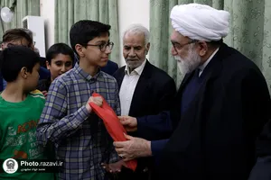 حضور تولیت آستان قدس رضوی در مسجد جامع رضوی