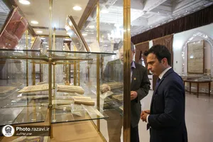تشرف سرکنسول جدید پاکستان در مشهد به حرم مطهر رضوی