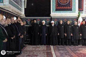آیین خطبه&zwnj;خوانی شب شهادت امام رضا علیه&zwnj;السلام در حرم مطهر رضوی-1