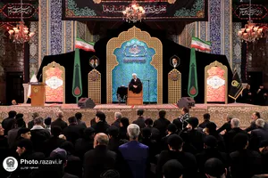 عزاداری سنتی شب دوم محرم در &laquo;حسینیه حرم&raquo;