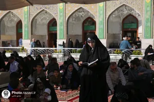 حال و هوای حرم مطهر رضوی در آستانه ولادت امام رضا علیه&zwnj;السلام