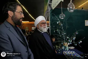 بازدید تولیت آستان قدس رضوی از موکب دخترانه نجمه