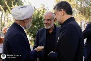 حضور قائم مقام تولیت آستان قدس رضوی در مواکب مسیر قوچان