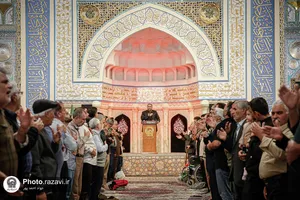 عزاداری شهادت حضرت زهرا سلام&zwnj;الله علیها در رواق امام خمینی (ره)
