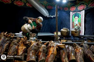 موکب جوانان رضوی در میدان دکتر شریعتی

