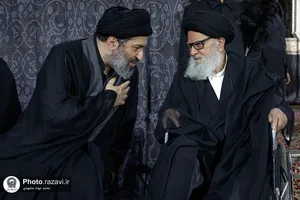 مراسم بزرگداشت چهلمین روز تدفین رهبر شهید انقلاب اسلامی در حرم مطهر رضوی