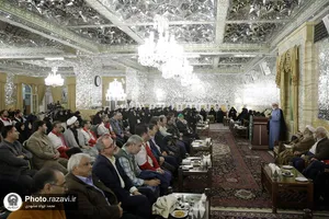 دیدار خانواده&zwnj;های شهدای جمعیت هلال احمر با تولیت آستان قدس رضوی