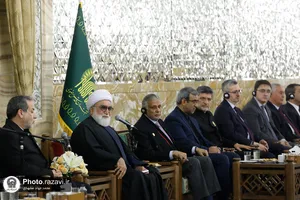 دیدار شرکت کنندگان بیست و هشتمین اجلاسیه سازمان اکو با تولیت آستان قدس رضوی-2