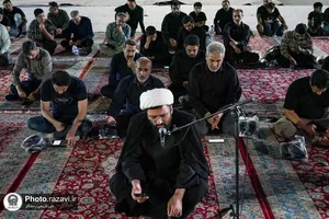 مجلس عزای سیدالشهدا در موسسه جوانان آستان قدس رضوی