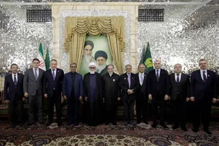 دیدار شرکت کنندگان بیست و هشتمین اجلاسیه سازمان اکو با تولیت آستان قدس رضوی-2