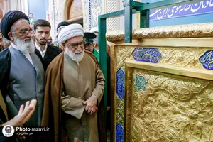 آیین خطبه&zwnj;خوانی خادمان حرم مطهر حضرت معصومه سلام الله علیها