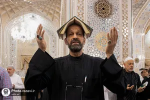 احیا شب نوزدهم ماه مبارک رمضان ویژه زائران عرب زبان در حرم مطهر رضوی