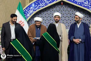 گردهمایی دختران قرآنی در حرم مطهر رضوی