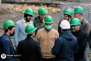 بازدید پرسنل حراست سازمان مرکزی از پروژه&zwnj;های عمرانی حرم مطهر رضوی