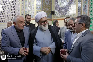 دیدار جمعی از فعالان اقتصادی خراسان رضوی با تولیت آستان قدس رضوی