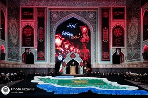 آیین خطبه&zwnj;خوانی شب شهادت امام رضا علیه&zwnj;السلام در حرم مطهر رضوی
