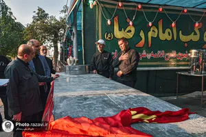 بازدید مدیرعامل بنیاد کرامت رضوی از مواکب اطراف حرم امام رضا علیه&zwnj;السلام 
