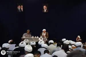 اعتکاف علمی طلاب در مدرسه تابستانی دارالعلم حرم مطهر رضوی-1