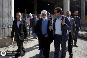بازدید تولیت آستان قدس رضوی از فعالیت&zwnj;های عمرانی حرم مطهر