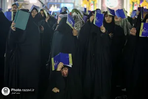 مراسم احیا شب بیست و یکم ماه مبارک رمضان در حرم مطهر رضوی - 1