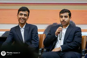 حضور دانش&zwnj;آموزان افتخارآفرین تیم ملی المپیاد هوش مصنوعی در دبیرستان و دانشگاه امام رضا علیه&zwnj;السلام 
