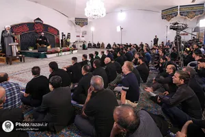 مراسم شب قدر ویژه ناشنوایان در حرم مطهر رضوی