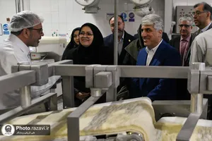 بازدید رئیس سازمان ملی استاندارد از شرکت صنایع غذایی رضوی