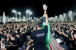 عزاداری هیأت&zwnj;های مذهبی مهاجرین افغانستانی در حرم مطهر رضوی