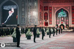 آئین خطبه&zwnj;خوانی شب عاشورا در حرم مطهر رضوی