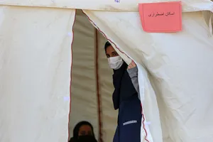 مانور زلزله و ایمنی در دبیرستان دخترانه امام رضا(علیه&zwnj;السلام)