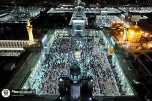 طنین&zwnj; الله اکبر در حرم مطهر رضوی