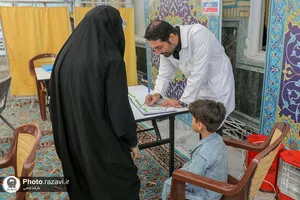 خدمات دارالشفای امام در مراسم سال تحویل