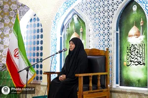 عزاداری بانوان اردو زبان در حرم مطهر رضوی