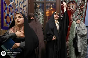  قرائت دعای&zwnj;ام داوود در حرم مطهر رضوی -۳ 