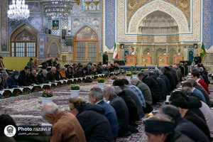 ترتیل خوانی قرآن کریم در حرم مطهر رضوی