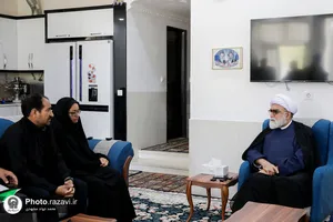 دیدار تولیت آستان قدس رضوی با خانواده جانباختگان حادثه معدن طبس