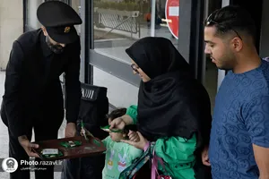 بدرقه زائران اربعین حسینی در راه&zwnj;آهن مشهد