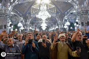 مراسم بزرگداشت شهید حجت&zwnj;الاسلام سیدحسن نصرالله در حرم مطهر رضوی