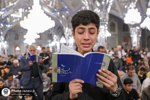 مراسم احیا شب نوزدهم ماه مبارک رمضان در حرم مطهر رضوی - 3