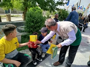 نهاوند غرق در شور و معنویت رضوی/گزارش تصویری