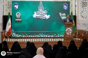 تشرف دانشجویان دانشگاه&zwnj;های استان گیلان و خراسان شمالی به حرم مطهر رضوی