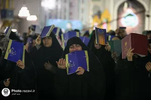 مراسم احیا شب بیست و یکم ماه مبارک رمضان در حرم مطهر رضوی - 1