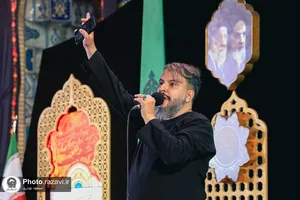 عزاداری سنتی شب نهم محرم در &laquo;حسینیه حرم&raquo;